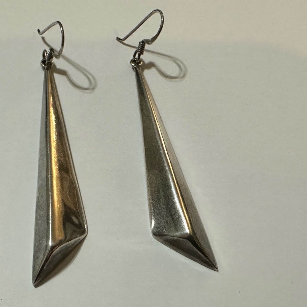 Elegant Silver Drop Earrings